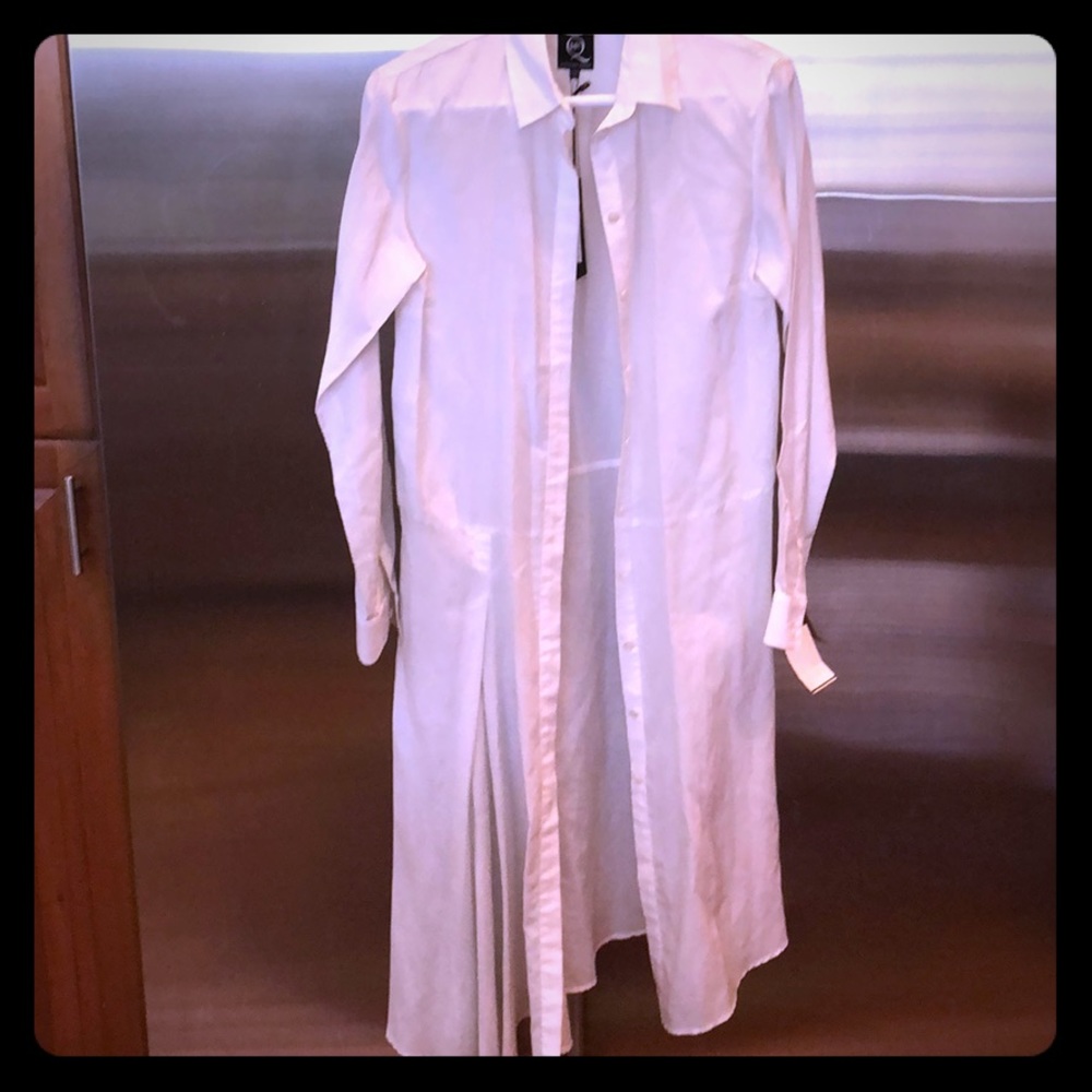 Alexander McQueen long white shirt